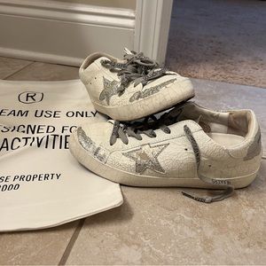 Silver Star Golden Goose Sneakers